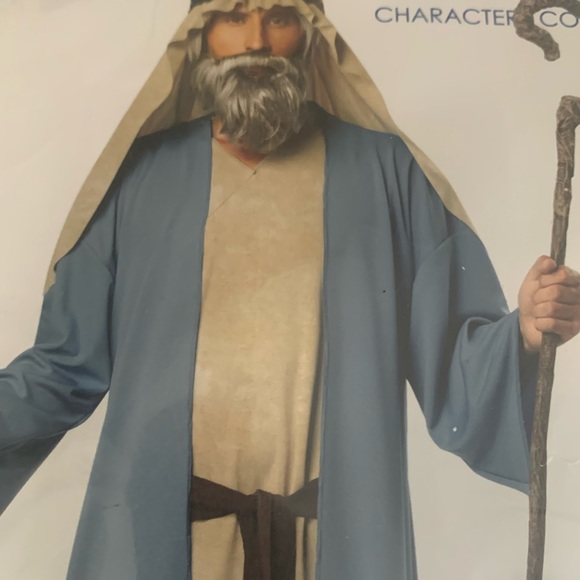 Men's California Costumes Noah Biblical Costume Medium Small 38-42 - Picture 3 of 7